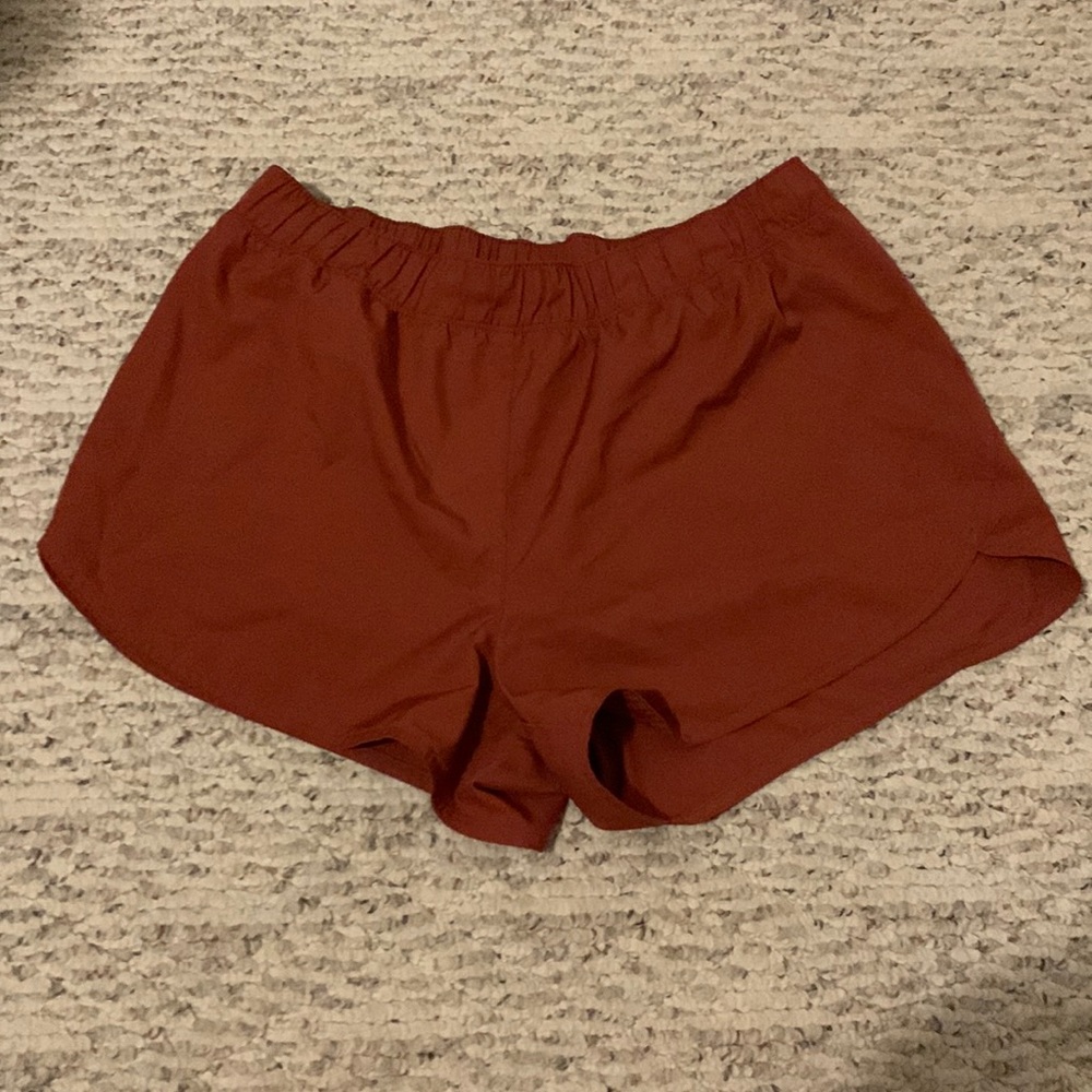 Red / orange running shorts